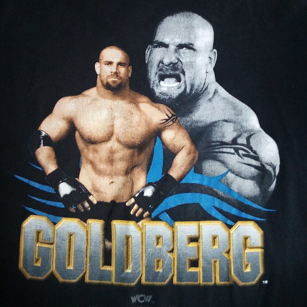 Vintage 90s Bill Goldberg WCW Wrestling T-Shirt